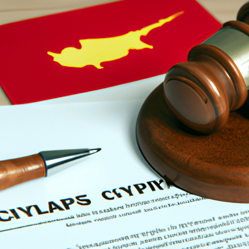 3. תמונה של מסמכים משפטיים ופטיש, המסמלים את המסגרת המשפטית בקפריסין הטורקית.