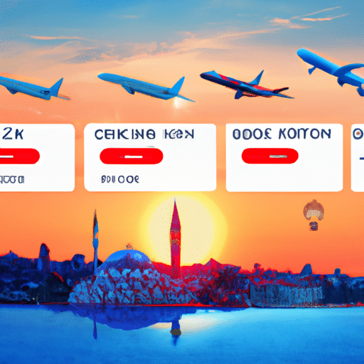 תמונת מצב של פלטפורמות הזמנת טיסות מקוונות מובילות עם מבצעים מודגשים לאיסטנבול.