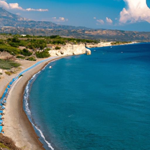 נוף פנורמי של החופים היפים של קפריסין הטורקית, נקודה חמה להשקעה בנדל"ן.