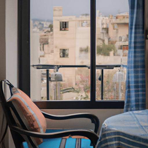 1. תמונה של דירת Airbnb נעימה עם נוף לירושלים.