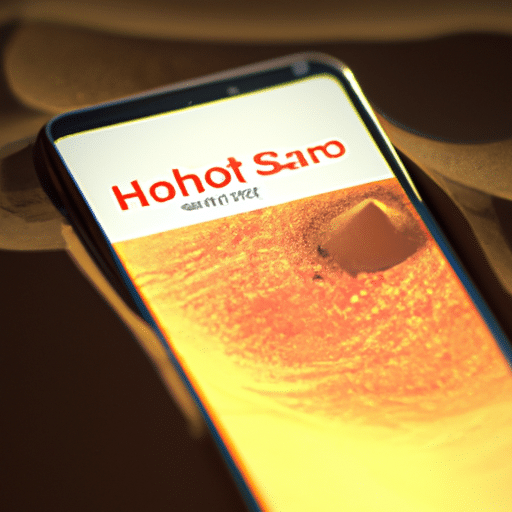 1. צילום מסך של אפליקציית 'Hot Mobile Sand' בפעולה, המראה את יכולות ה-AR הסוחפות שלה.